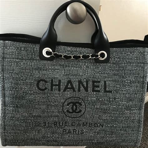 designer tote bags chanel|authentic Chanel tote bag.